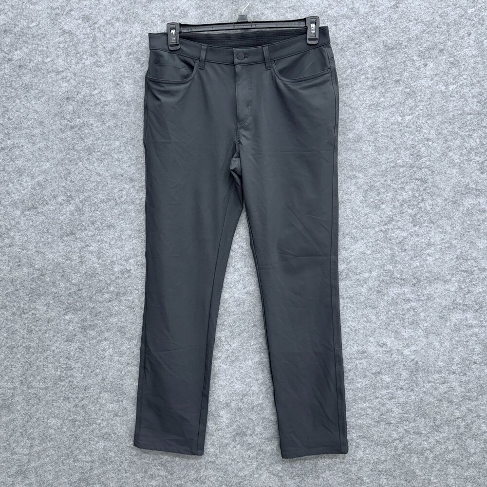 Greg Norman Men’s Ultimate 5 Pocket Pant Performance Stretch Dark Grey 32x32 NEW